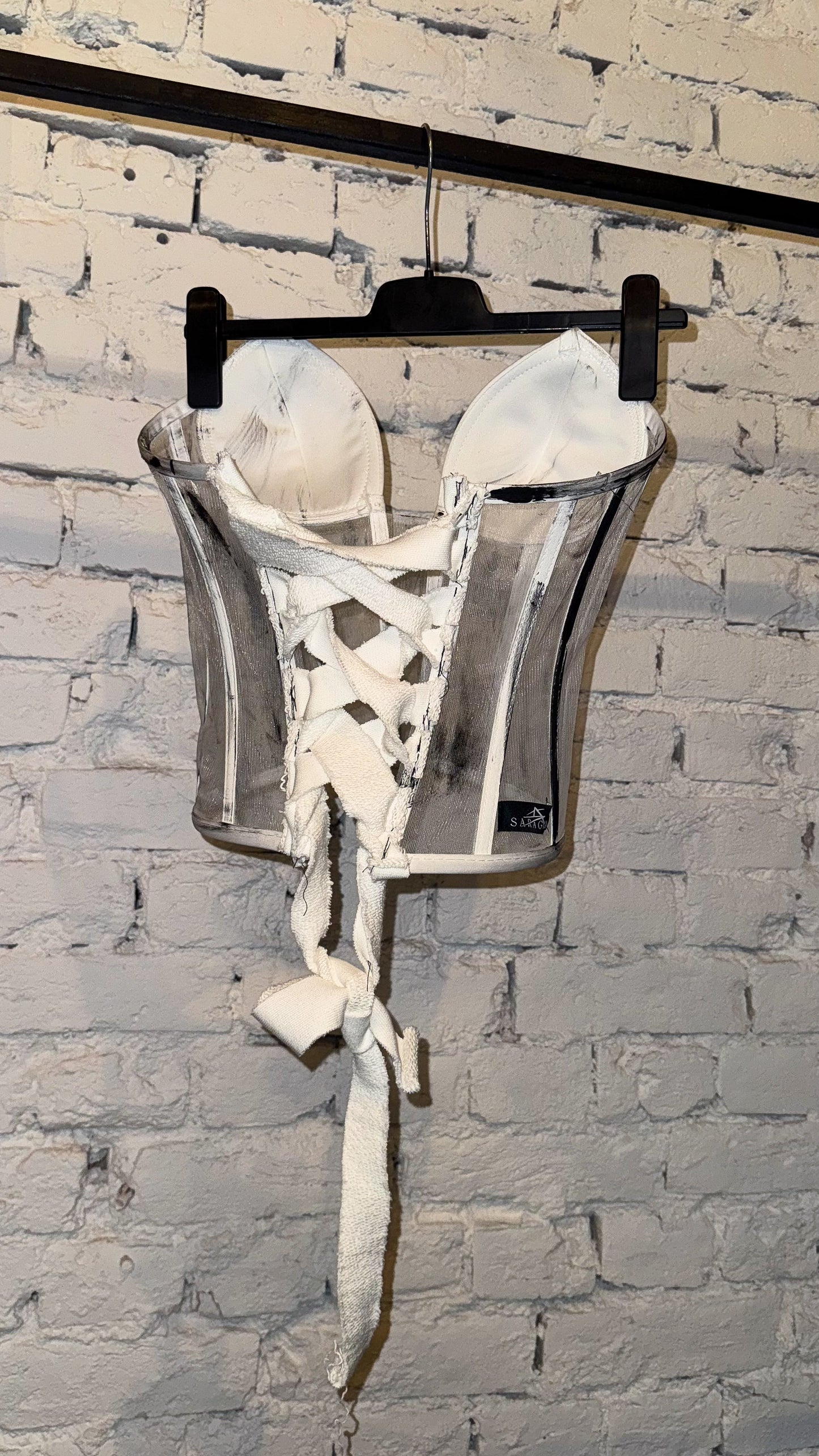 Monochrome Corset Top