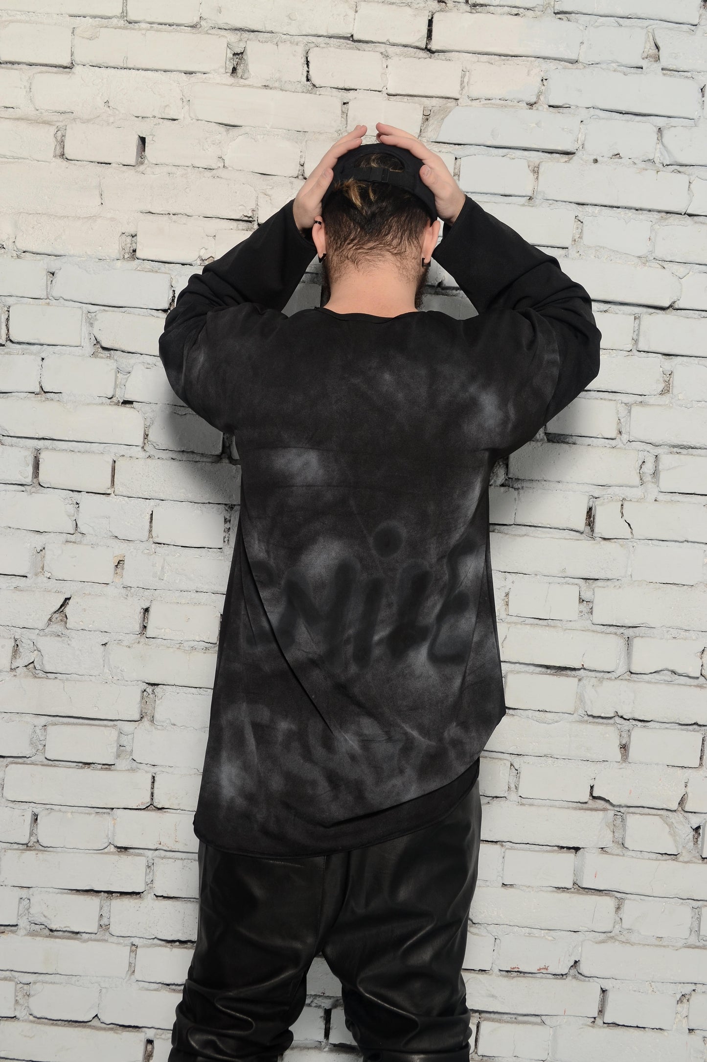 What/Full ready to wear outfit /street /faux leather /cotton